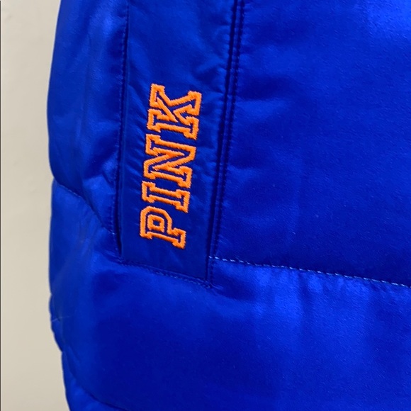 NWOT PINK Victoria’s Secret Florida Gator Puffer Vest - Picture 6 of 12